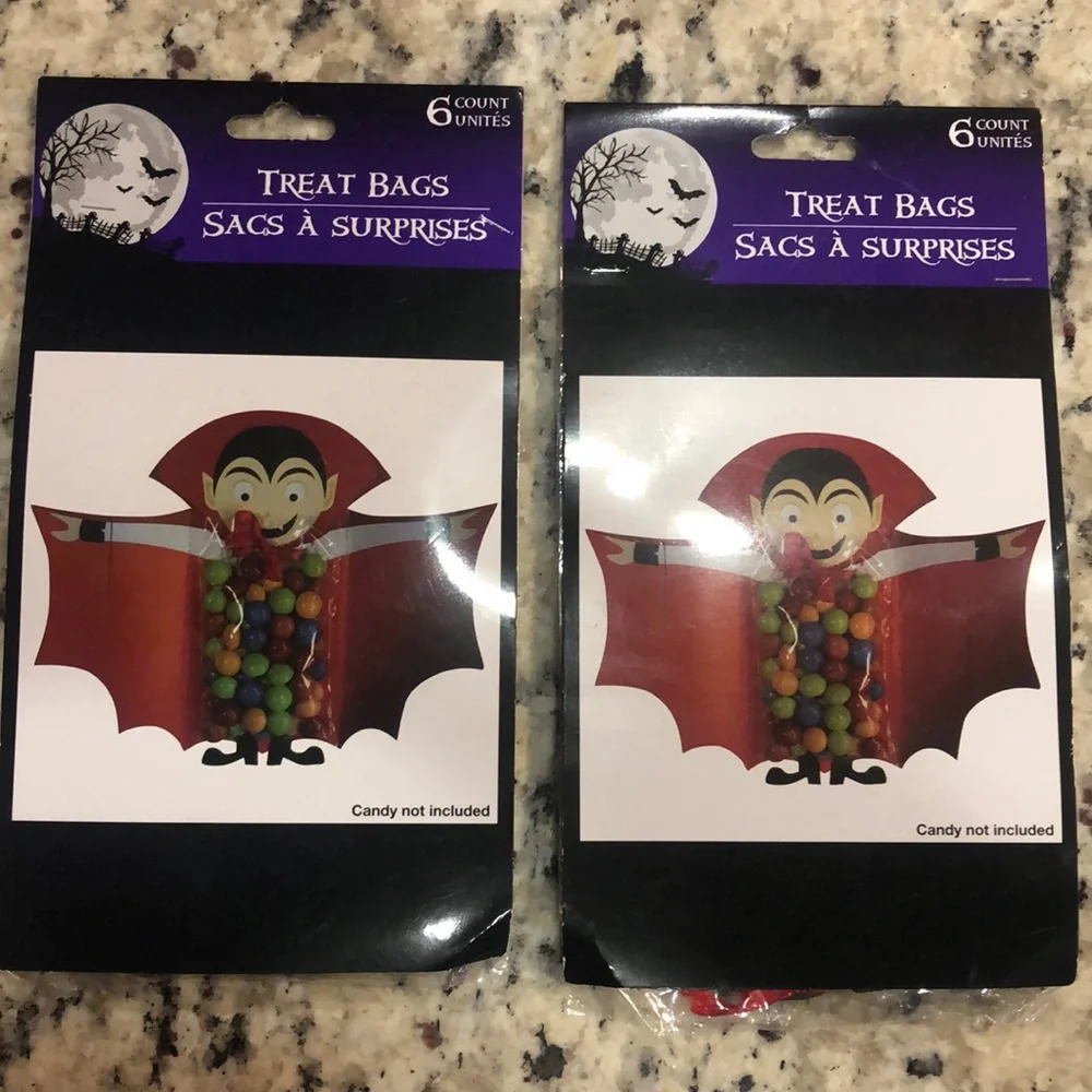 Halloween Red Dracula Candy Baking Treat Bag Favor